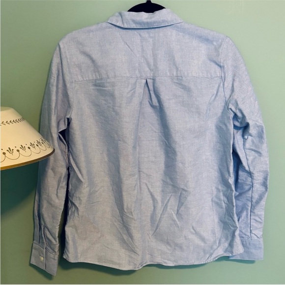 Sezane Tomboy Light Blue Cotton Button Down Shirt - Picture 5 of 5